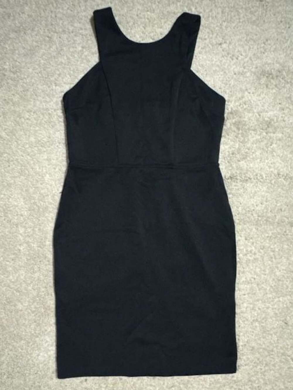 Forever 21 Black Sleeveless Midi Dress Size L